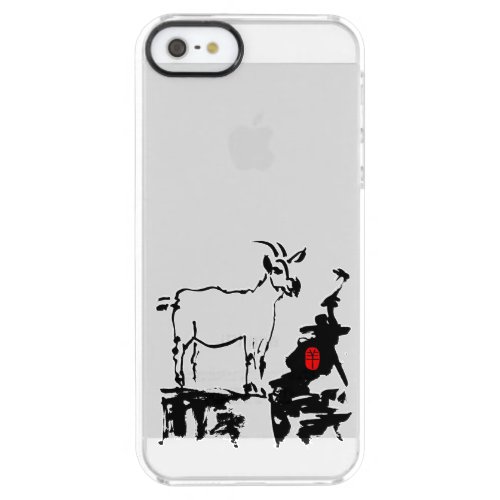 Goat rocks Vietnamese Chinese Year Zodiac C iPhone Clear iPhone SE55s Case