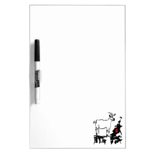Goat rocks Vietnamese Chinese Year Zodiac Dry EB Dry-Erase Board