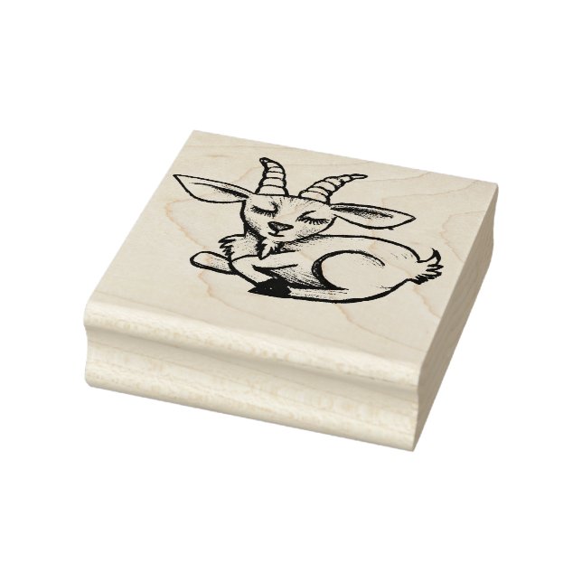 Goat                                               rubber stamp (Stamp)