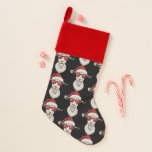Goat Santa Hat Funny Cute Farm Animal Farmer Xmas Christmas Stocking<br><div class="desc">Goat Santa Hat Funny Cute Farm Animal Farmer Christmas</div>