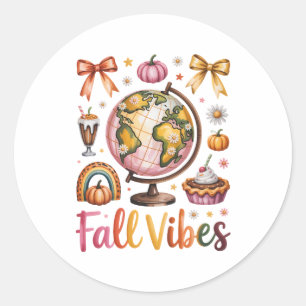 Goat Shirt Country Pumpkin Classic Round Sticker