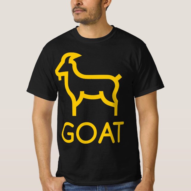 GOAT shirt - greatest of all time (Front)
