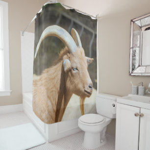 Goat Shower Curtain