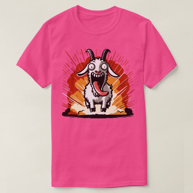 Goat Simulator Explosion TShirt (Design Front)