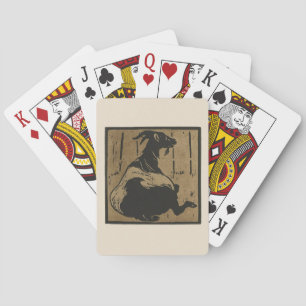 Goat - Square Animals Illustration Poker Cards