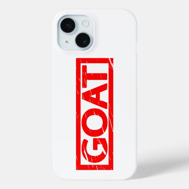 GOAT Stamp Case-Mate iPhone Case (Back)