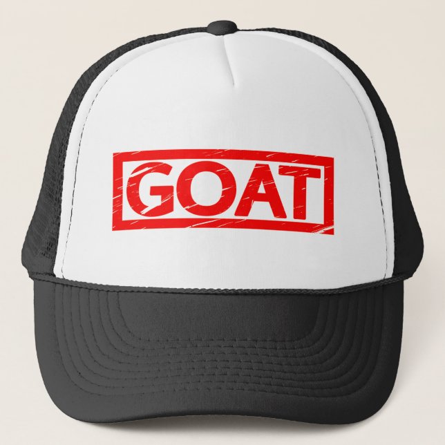 GOAT Stamp Trucker Hat (Front)