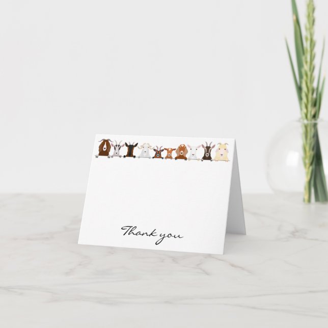 Goat Thank You cards (Front)