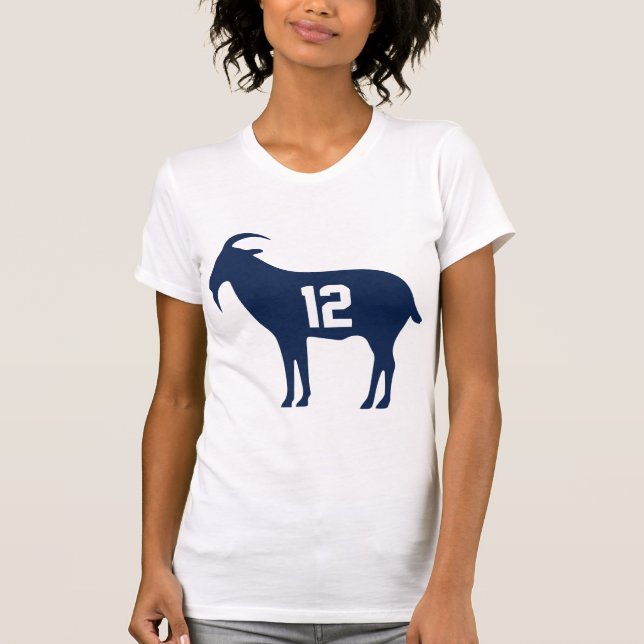 Goat Tom Brady T-Shirt (Front)
