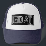 GOAT TRUCKER HAT<br><div class="desc">#gethiphopgear247 on Twitter for more Hiphop tees and hats.</div>