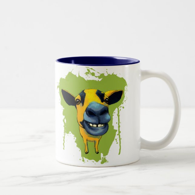 Goat Two-Tone Coffee Mug (Right)