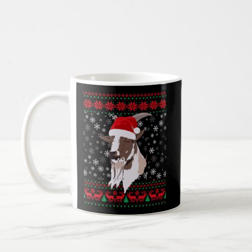 Goat Ugly Christmas Sweater Lover Gift Coffee Mug