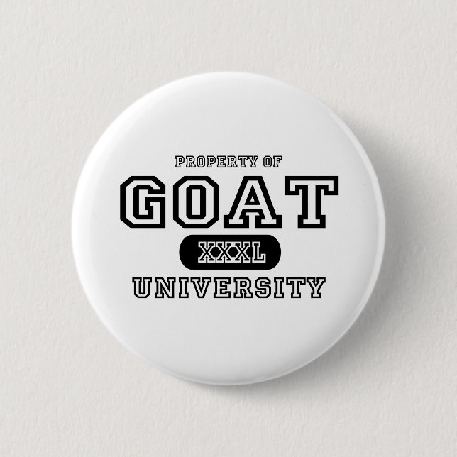 Goat University Button (Front)