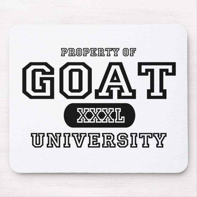 Goat University Mouse Pad (Front)