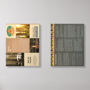 Goat Valley Campground Safety Pamphlets Foam Core Photo Tile