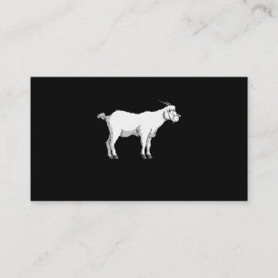 Goat Wearing Medical Face Mask Enclosure Card
