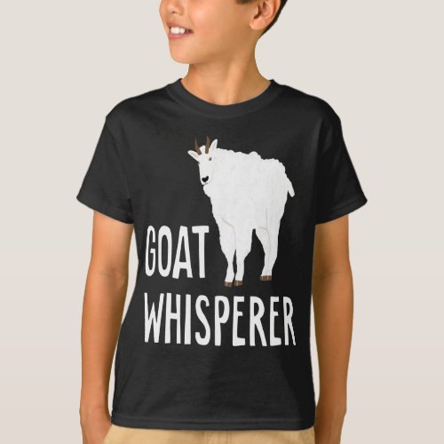 Goat Whisperer  Funny Goat Farm Tshirt  Pet Goat