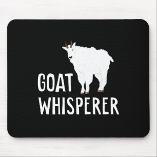 Goat Whisperer  Funny Goat Farm Tshirt  Pet Goat Mouse Pad