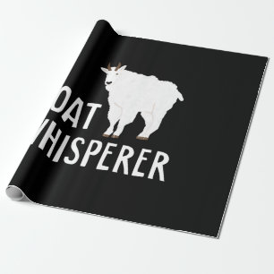 Goat Whisperer Funny Goat Farm Tshirt Pet Goat Wrapping Paper
