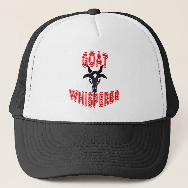 Goat Whisperer Trucker Hat (Front)
