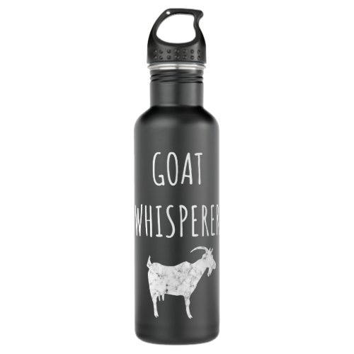 Goat Whisperer Yoga Farm Farming Farmer Wild Lives Stainless Steel Water Bottle