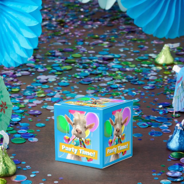 Goat with Party Blowers Favor Boxes (Party)