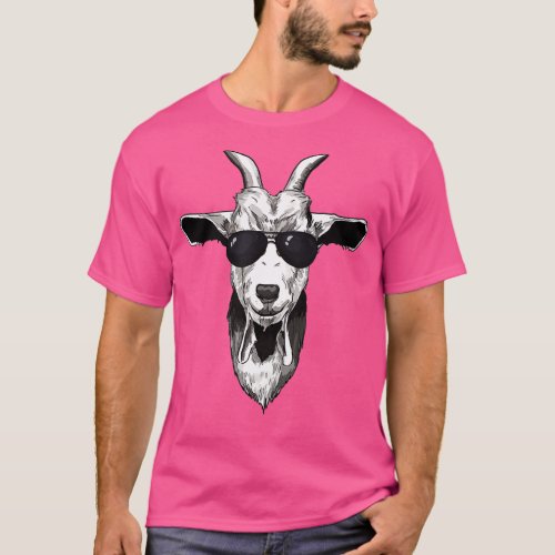 Goat with sunglasses  T_Shirt