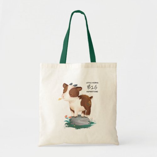Goat  Woodland Forest Rustic Animal Illustration Tote Bag