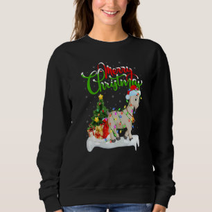 Goat Xmas Decorations Santa Goat Christmas Sweatshirt