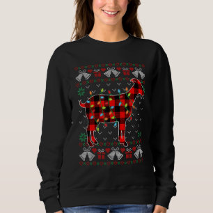 Goat Xmas Lights Ugly Christmas Sweater