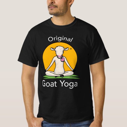 goat yoga gift T_Shirt