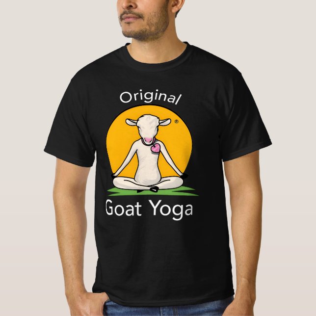 goat yoga gift T-Shirt (Front)
