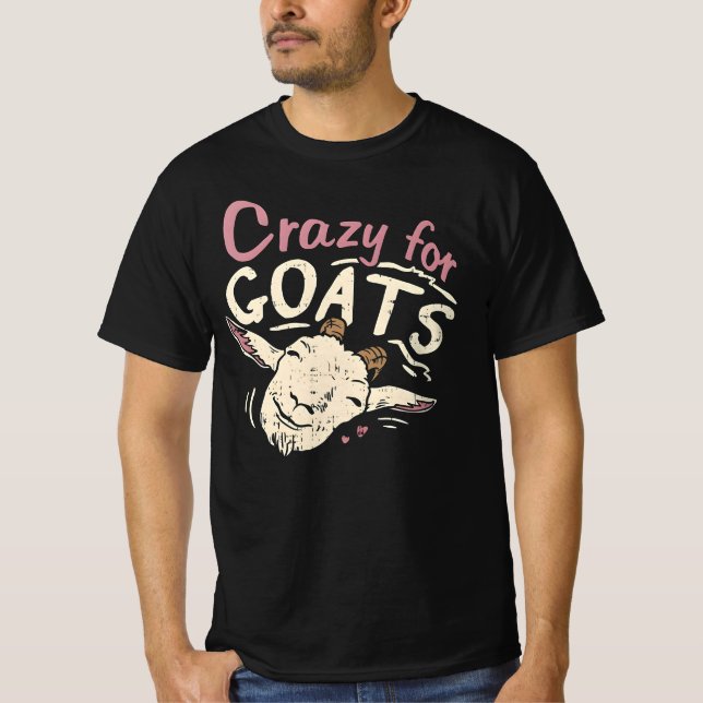 goat yoga happy T-Shirt (Front)