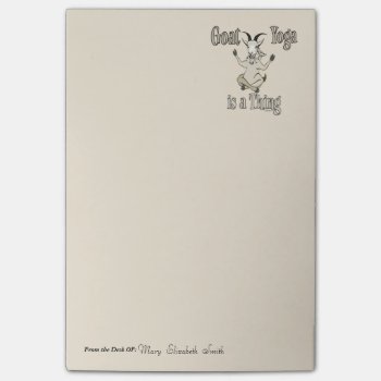 Goat Yoga Is A Thing | Getyergoat™ Post-it Notes by getyergoat at Zazzle