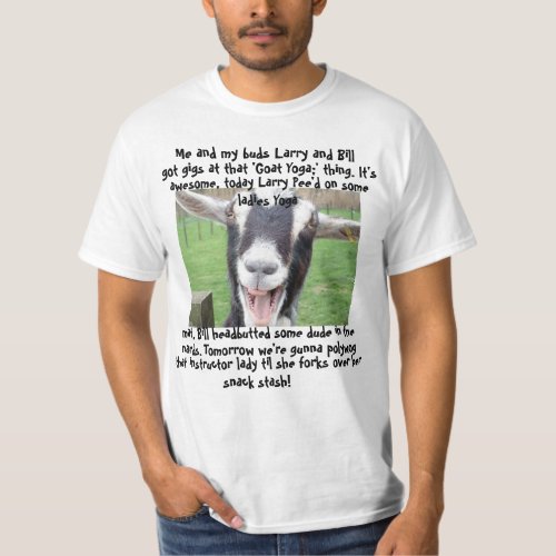 Goat Yoga Its Awesome T_Shirt