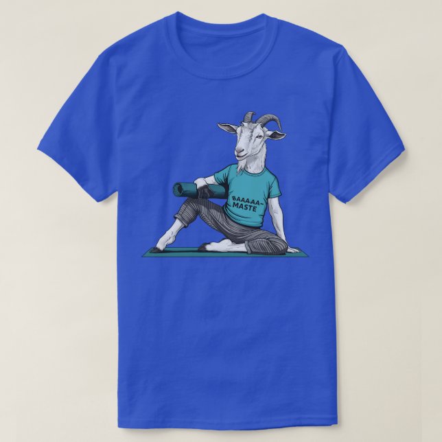 Goat Yoga Squad Funny Baa Maste Cute Goat Yoga 1 T-Shirt (Design Front)