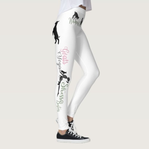 GOAT YOGA  Stress Busters  GetYerGoat Original Leggings