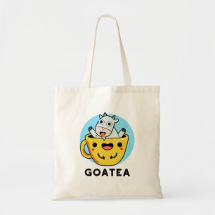 Goatea Funny Goat Tea Pun  Tote Bag