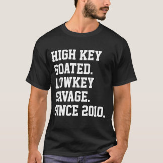 Goated Since 2010 Funny 16 Birthday Sixteen T-Shirt