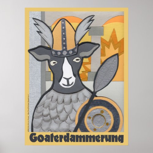 Goaterdammerung Twilight of the Goats Poster