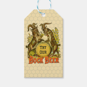 Goats Bock Beer Advertising Gift Tags