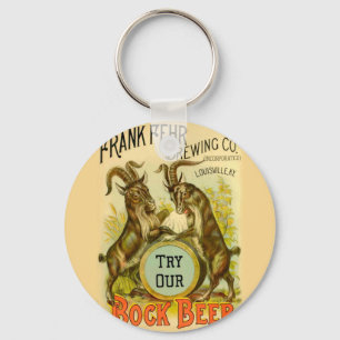 Goats Bock Beer Advertising Keychain