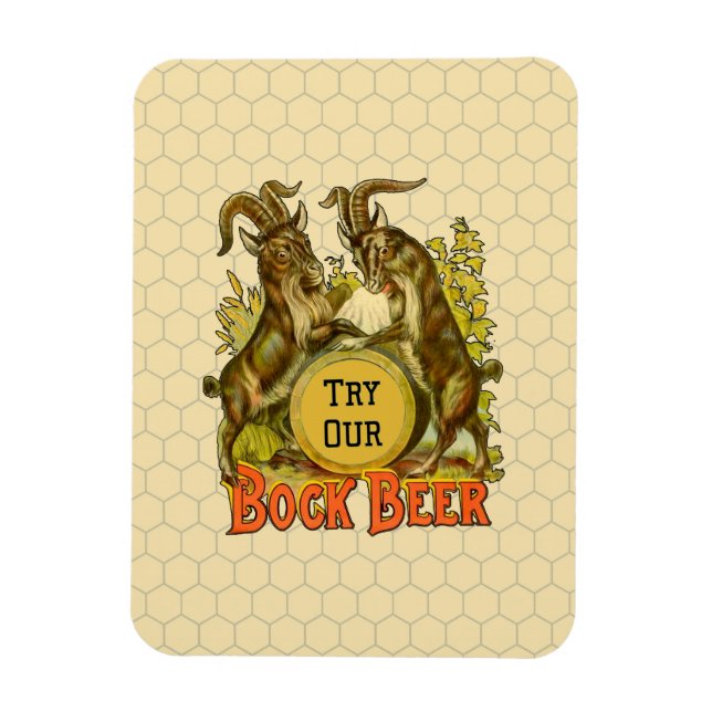 Goats Bock Beer Advertising Magnet (Vertical)
