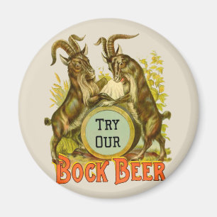 Goats Bock Beer Advertising Magnet