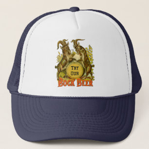 Goats Bock Beer Advertising Trucker Hat