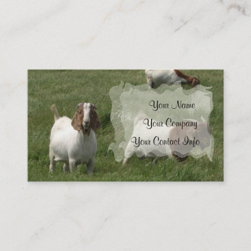 Goats Business Card Template