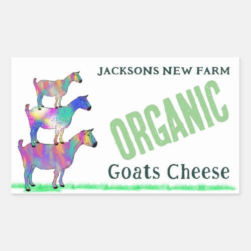 Goats Cheese Small Business Rectangular Sticker