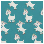 Goats Cute Kids Fabric