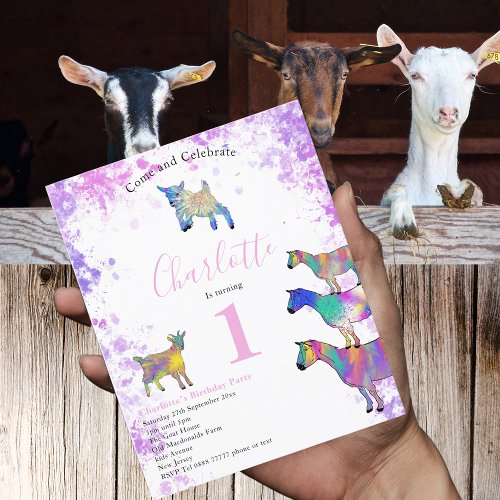 Goats Farm Animal 1st Birthday Party Budget