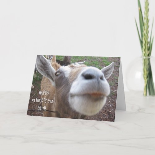 Goats Fathers Day Card